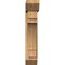 Ekena Millwork Merced Slat Rough Sawn Bracket w/ Offset Brace, Western Red Cedar, 8"W x 30"D x 42"H BKT0806X30X42MRC06RWR - alternate 4